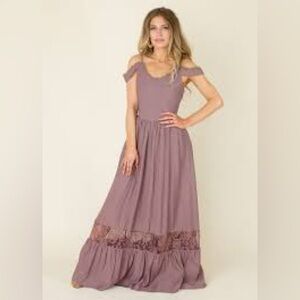 Women’s “Coral” dress in Orchid XXS